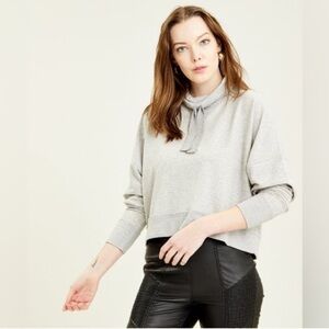 Free People Movement Lara Pullover Sweatshirt light gray size large